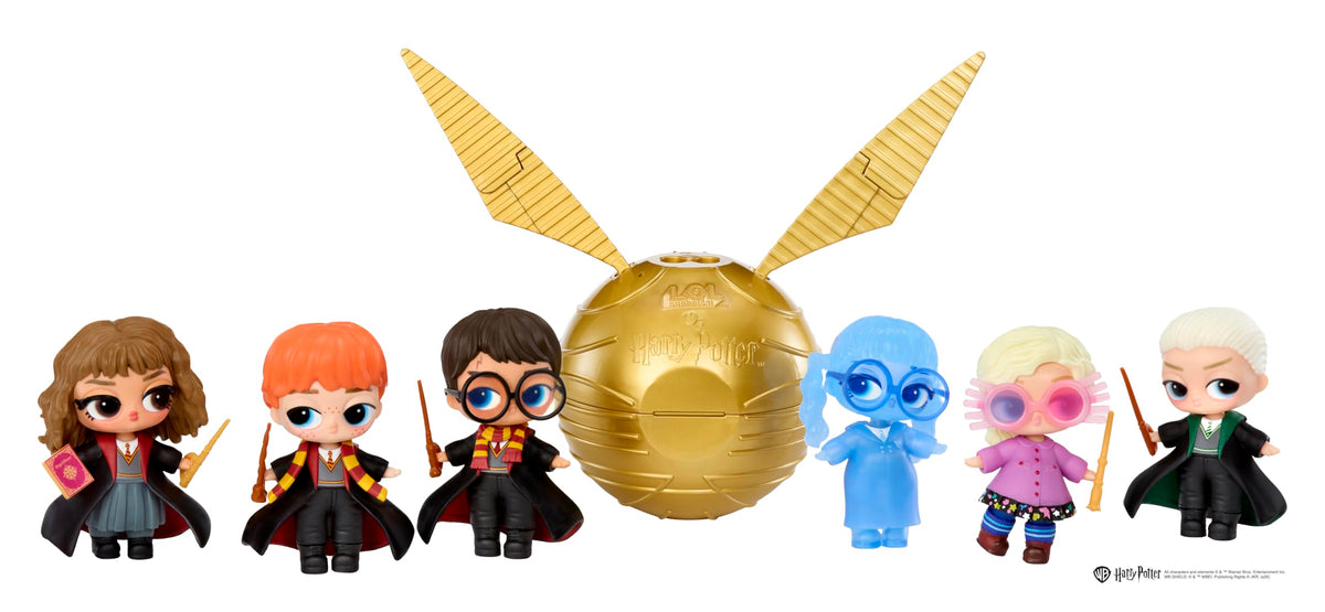 LOL Surprise Loves Harry Potter Tots - Golden Snitch Ball, Play & Display, 7 Total Surprises - Collect All 6!