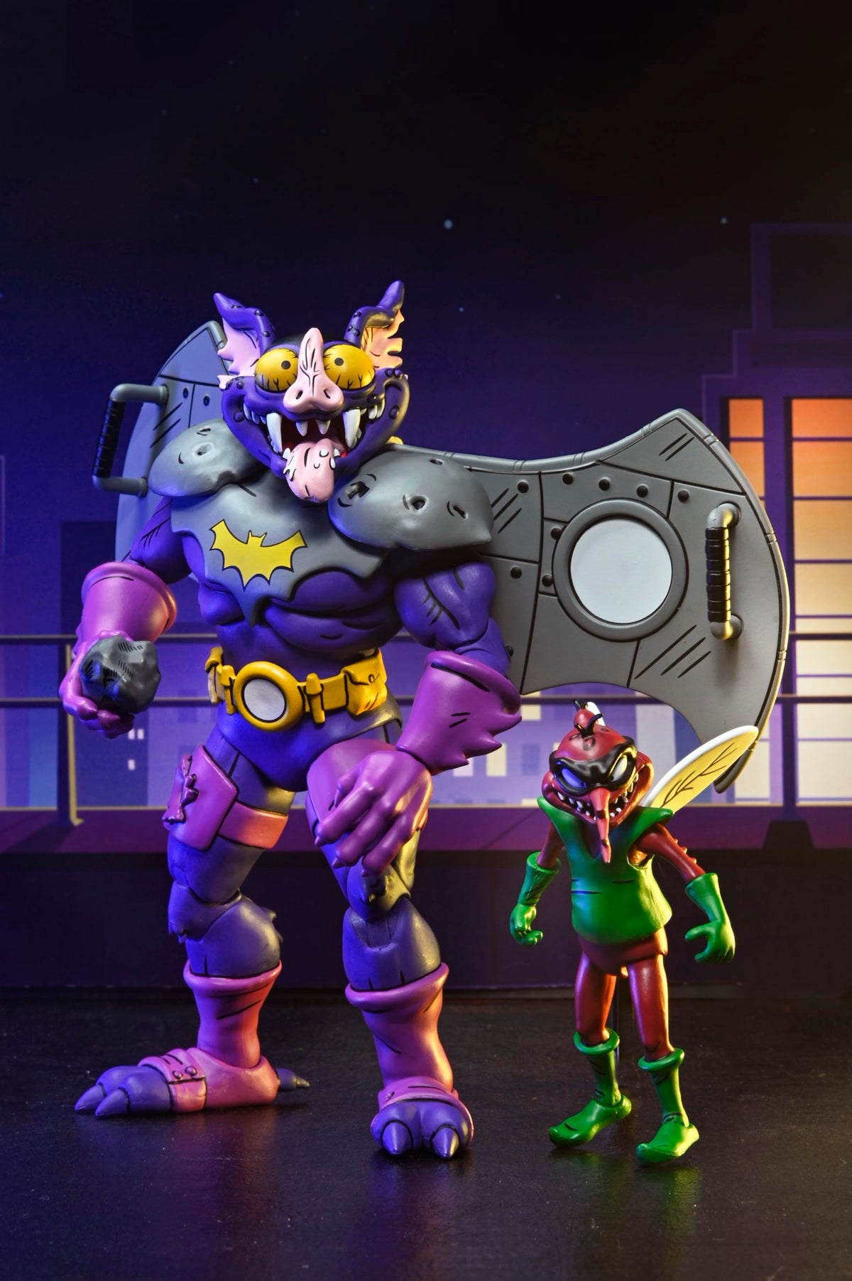 Teenage Mutant Ninja Turtles (Archie Comics) - 7” Scale Action Figure - Wingnut with Screwloose