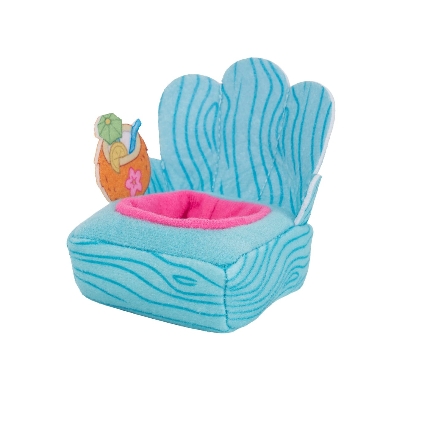 Squishville Mini-Squishmallows Plush Beach Accessory Set - Includes 2-Inch One Sand Castle , One Beach Chair - Irresistibly Soft, Colorful