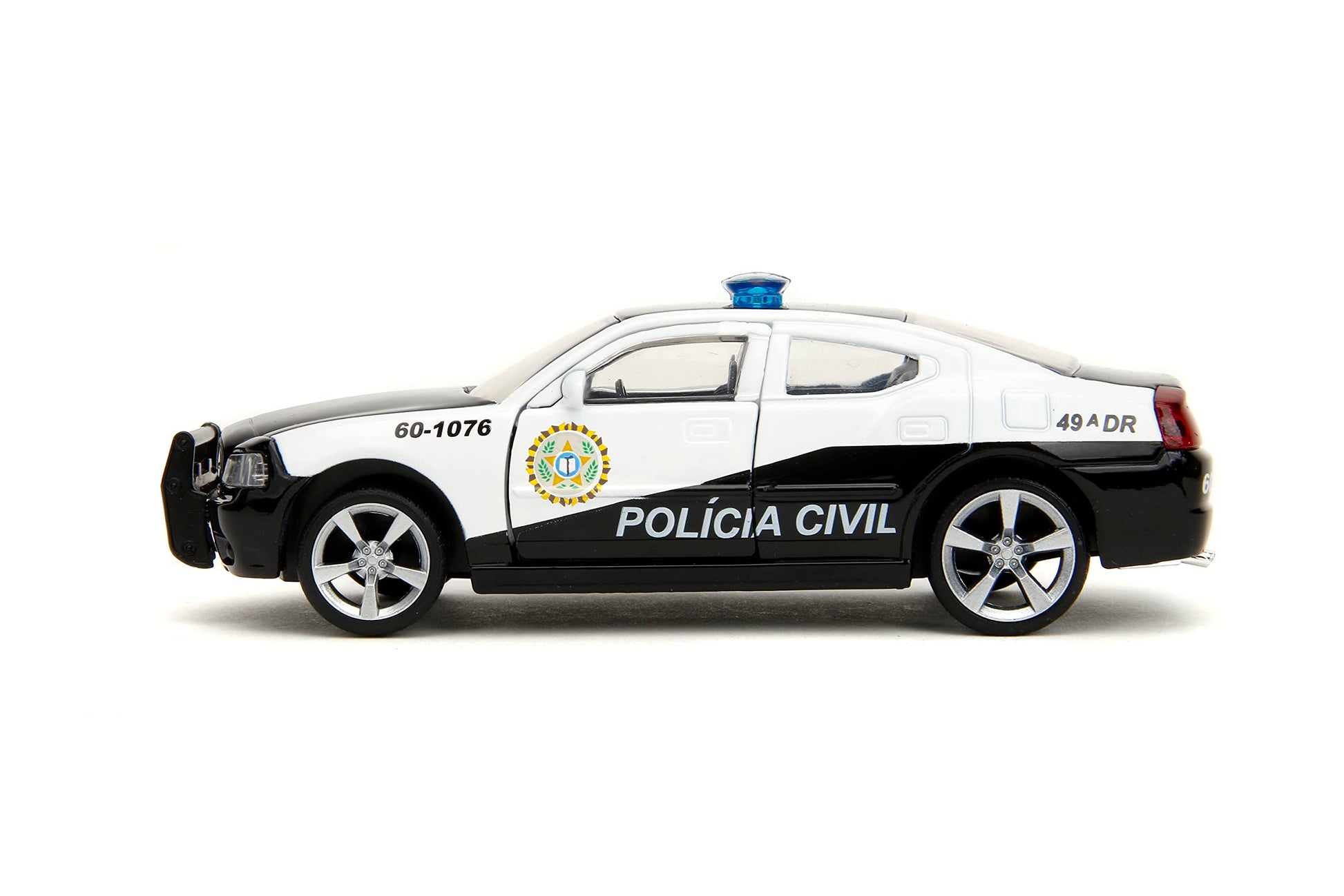 Jada Fast & Furious 1:32 2006 Dodge Charger Police Car Die-Cast Car, Toys for Kids and Adults