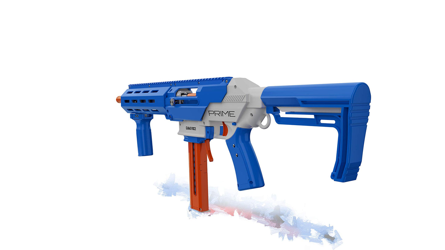 GameFace Prime GFJBB Spring-Powered Foam Dart Blaster, Blue