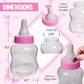 8.5" Jumbo Fillable Baby Shower Bank Plastic Decoration Centerpiece (Pink, 8.5")