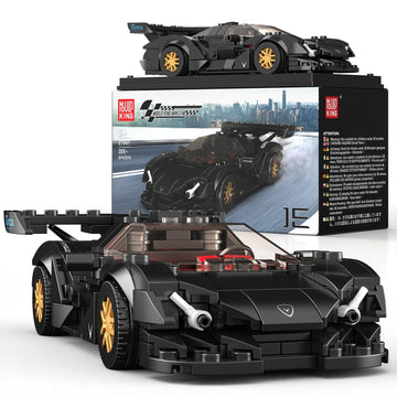 Mould King 27061 Speed Champion Technik Car Building Set, Classic Racing Car Model Kits for Display, Gift Ideas for Birthdays and Fans (355+PCS)