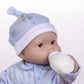 Twins 13" Realistic Soft Body Baby Dolls | JC Toys - Berenguer Boutique | Twins Gift Set with Removable Outfits and Accessories | Pink and Blue |