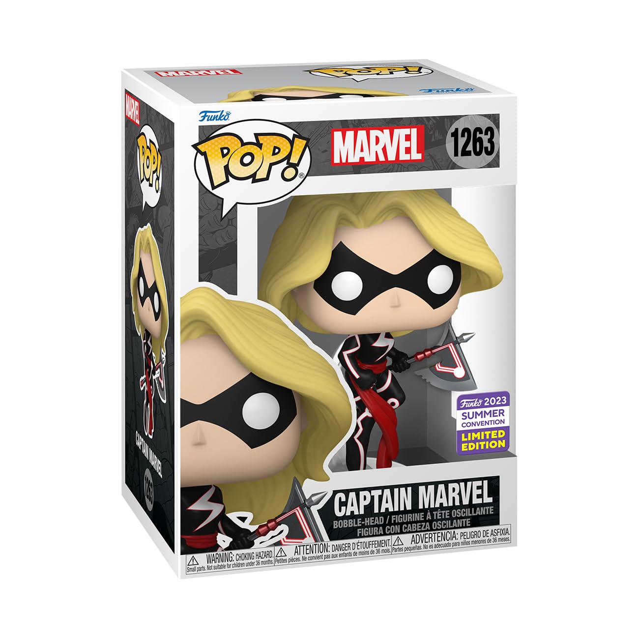 Funko Pop! Marvel: Captain Marvel with Axe (SDCC'23), Collectable Vinyl Figure - 71751