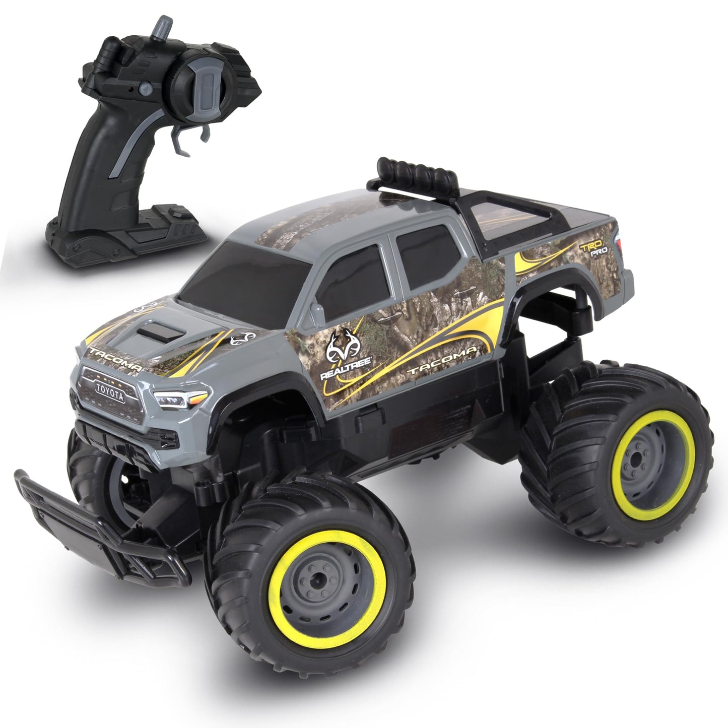 NKOK Realtree RC Toyota Tacoma Gray Camo - 2.4 GHz Radio Controlled Truck