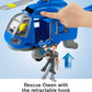 Fisher-Price Imaginext Jurassic World Dinosaur Toys, Dino Chopper with 3 Dinosaurs and Owen Grady Figure for Preschool Kids Ages 3+ Years