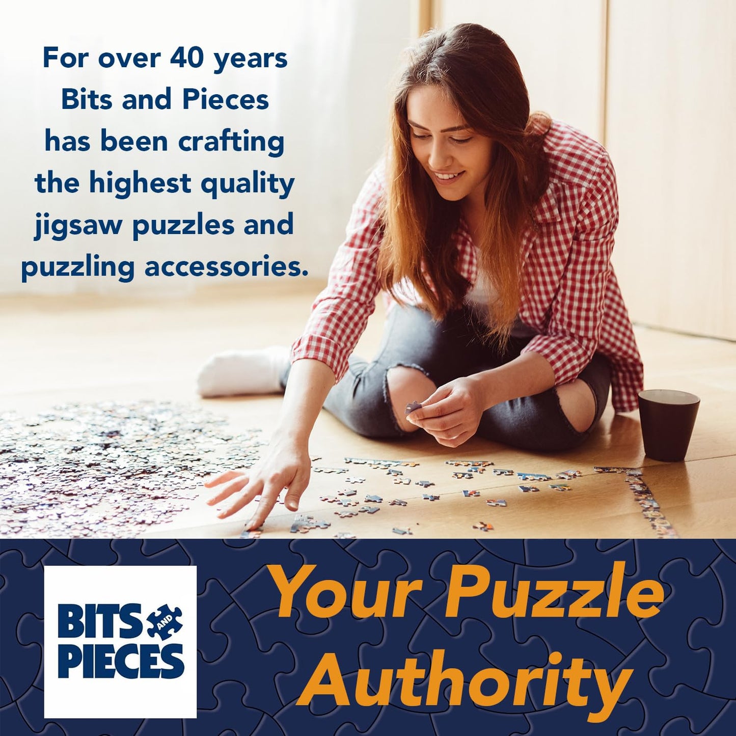 Bits and Pieces 500 Piece Puzzles for Adults - Coral Reef Echinacea - Large 18" x 24" Jigsaw Puzzles 500 Pieces Flowers Floral, No 2 Pieces Alike