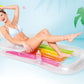 Intex King Kool Lounge Inflatable Swimming Pool Lounger with Headrest (Pair)
