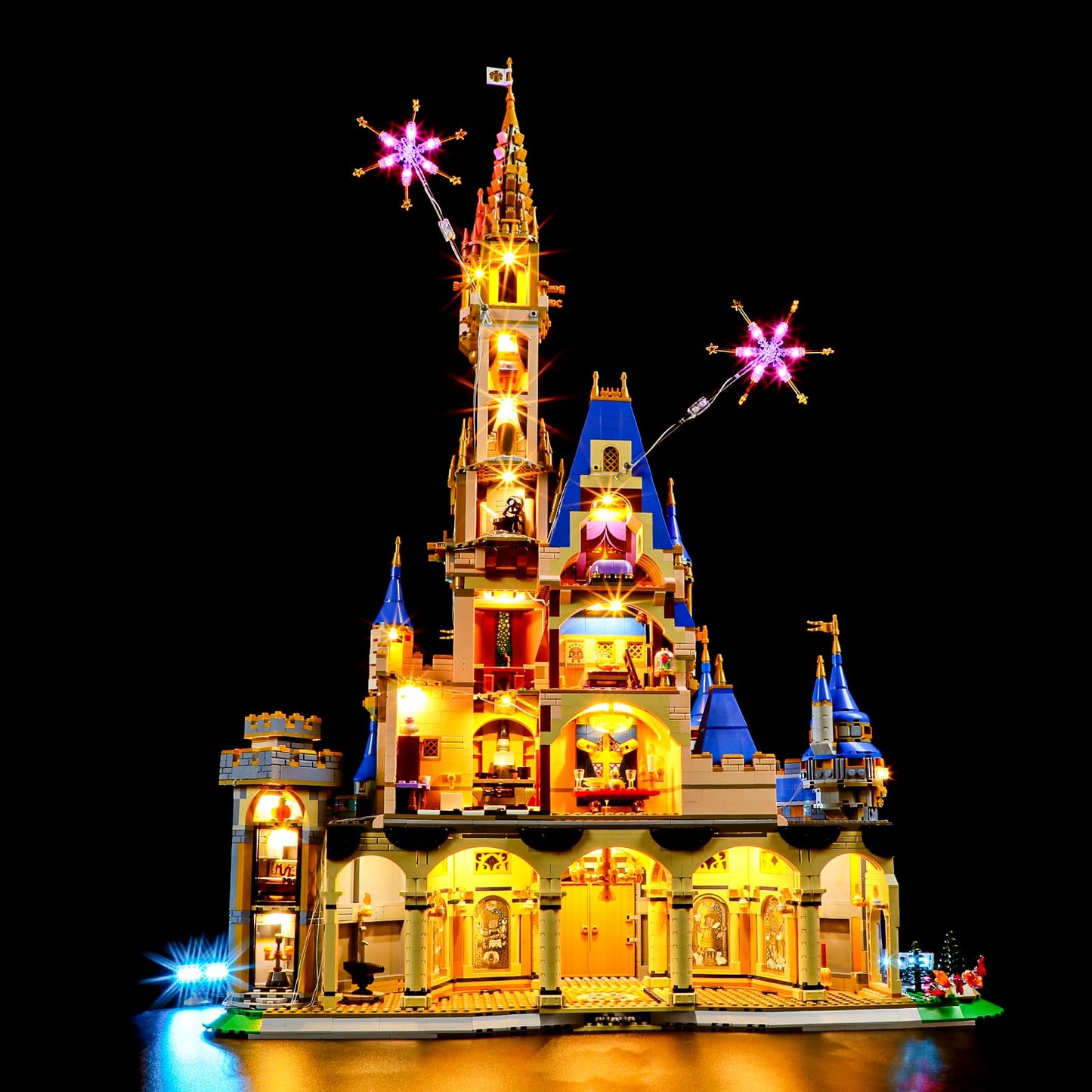 YEABRICKS LED Light for Lego-43222 Disney Castle Building Blocks Model (Lego Set NOT Included)