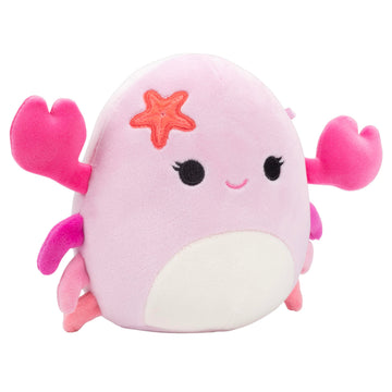 Squishmallows Original 5-Inch Cailey The Crab Mini Plush - Official Jazwares - Collectible Little Soft & Squishy Stuffed Animal Toy - Add to Your