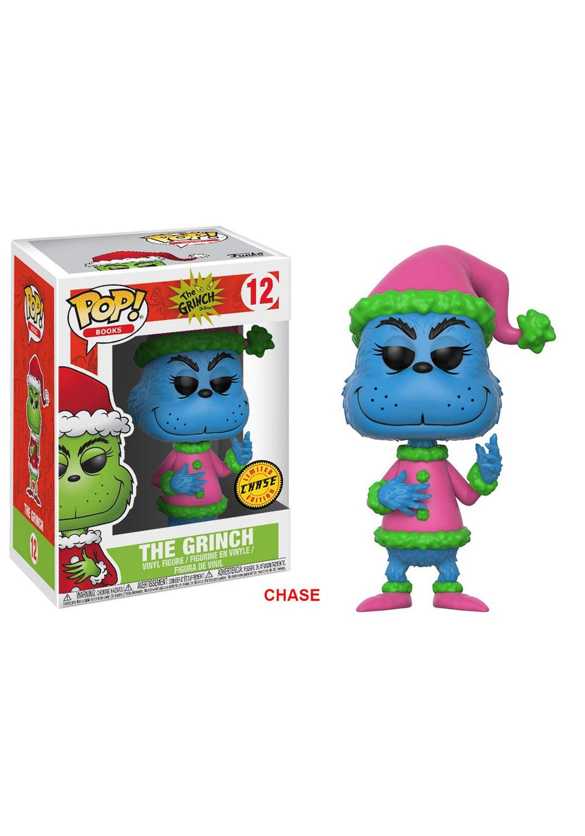 Funko Pop Books Santa Grinch Collectible Vinyl Figure (styles may vary), 36 months to 1200 months