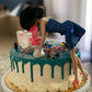 SAMCAMI 21st Birthday Cake Topper, Mini Alcohol Bottles and Mini Toilet, Miniature Things, Miniature Dollhouse Accessories