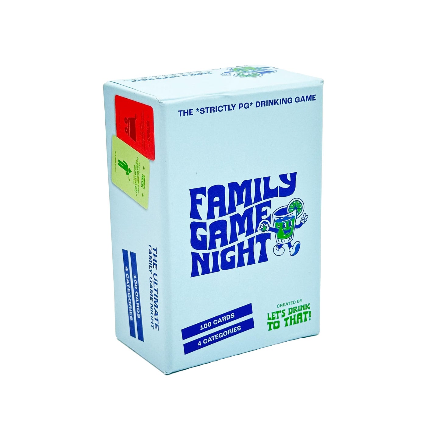 Island Dogs Let's Drink to That - Family Game Night - The Strictly PG Drinking Card Game - 100 Cards - Great for a Family Reunion - Fun Alternative