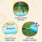 B. toys Splash Pad, Splish 'n' Splash Mat, 70-Inch Water Sprinkler, Summer
