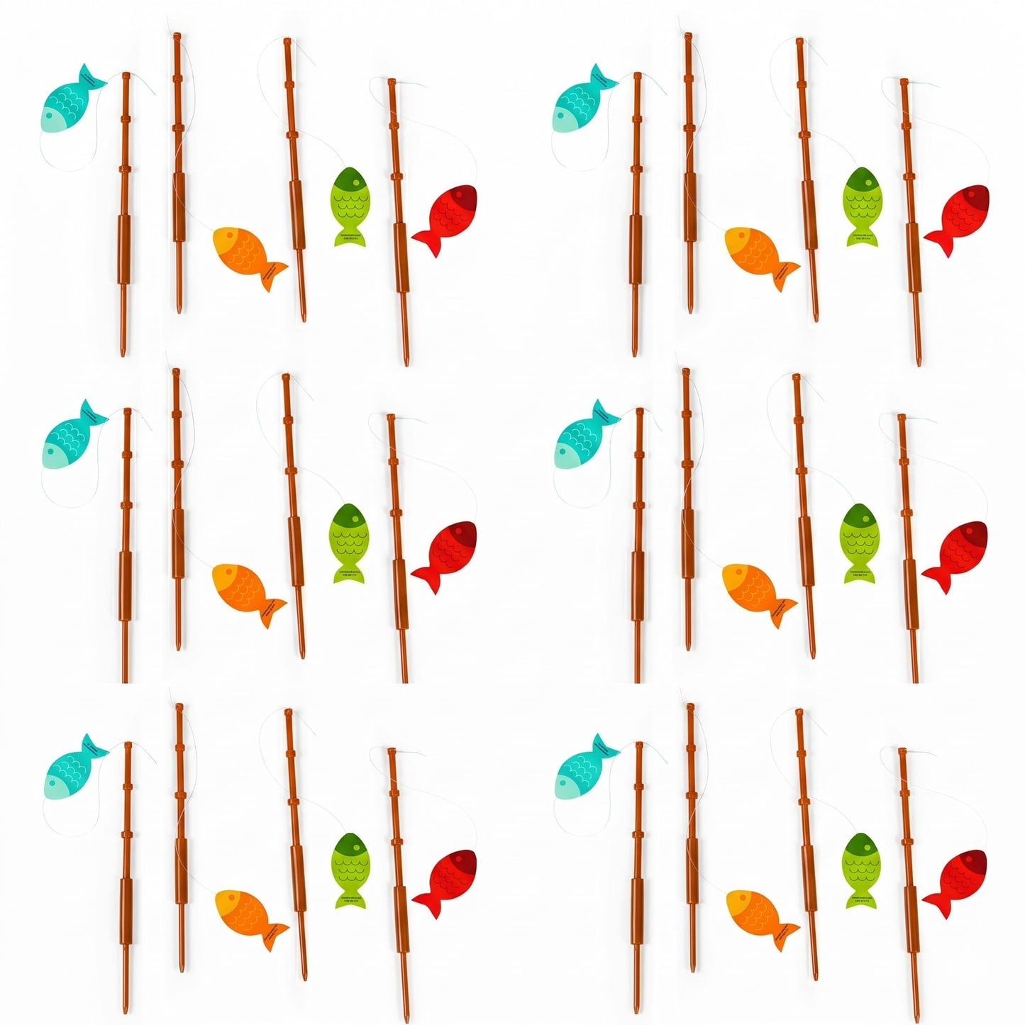 Fun Express Little Fisherman Fishing Pole Picks, Set of 25