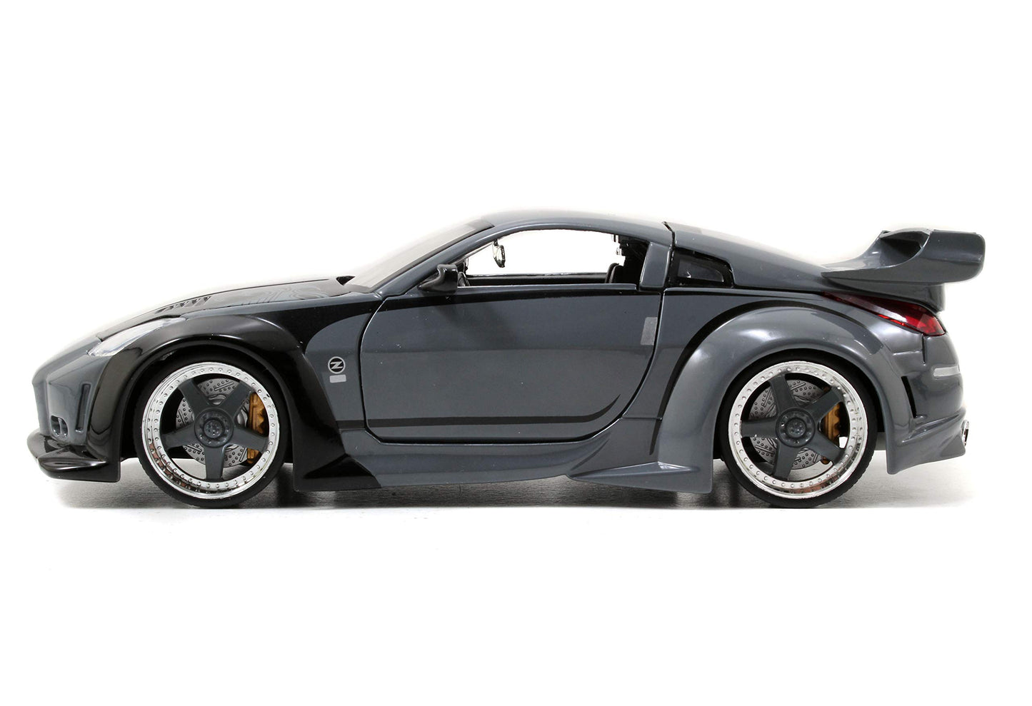 Jada Fast & Furious D.K.'s 2003 Nissan 350Z - 1:24 Scale Diecast Model Toys - Opening Doors, and Hood - for Collectors and Enthusiasts 8+ - Grey