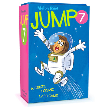 Melon Rind Jump 7, Math Game for Kids Learning Multiples of 7, Lively, Space-Themed Card Game, Quick, Fun Activity for Boosting Math Confidence, Easy