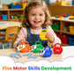 Learning Lock and Key Toys for Toddlers, Montessori 5PCS Numbers Matching & Counting Fine Motor Games, Kindergarten Educational Math Toys for Ages 3 4