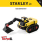 STANLEY Jr. Take Apart Cement Mixer Kit for Kids TT003-SY: Children’s 23 Piece Yellow STEM Construction Toy Truck with Figure Screwdriver Bolts, Ages