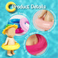 Kaitiaki 5PCS Mini Floaties for Sonny Angel, Cute Resin Swim Rings Accessories Fits 3 Inch Dolls, Decorative Display Props Clothes for Collectors