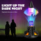 Ovaasy Rocket Launcher for Kids, 200 ft Self Launching Motorized Rocket Toy with LED and Safety Parachute Land, Outdoor Toys Cool Birthday for Boys