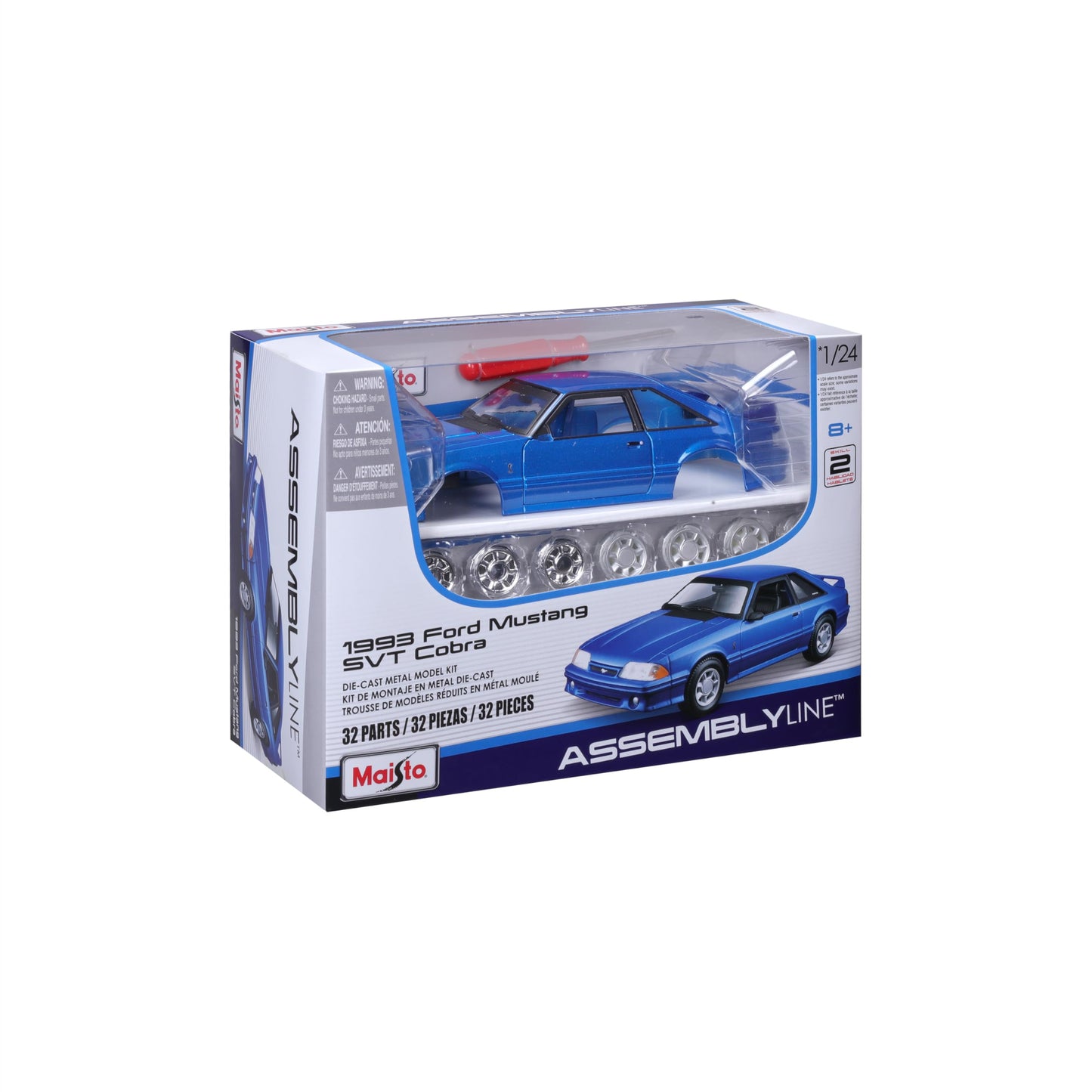 Maisto 1:24 Assembly Line 1993 Ford Mustang SVT Cobra