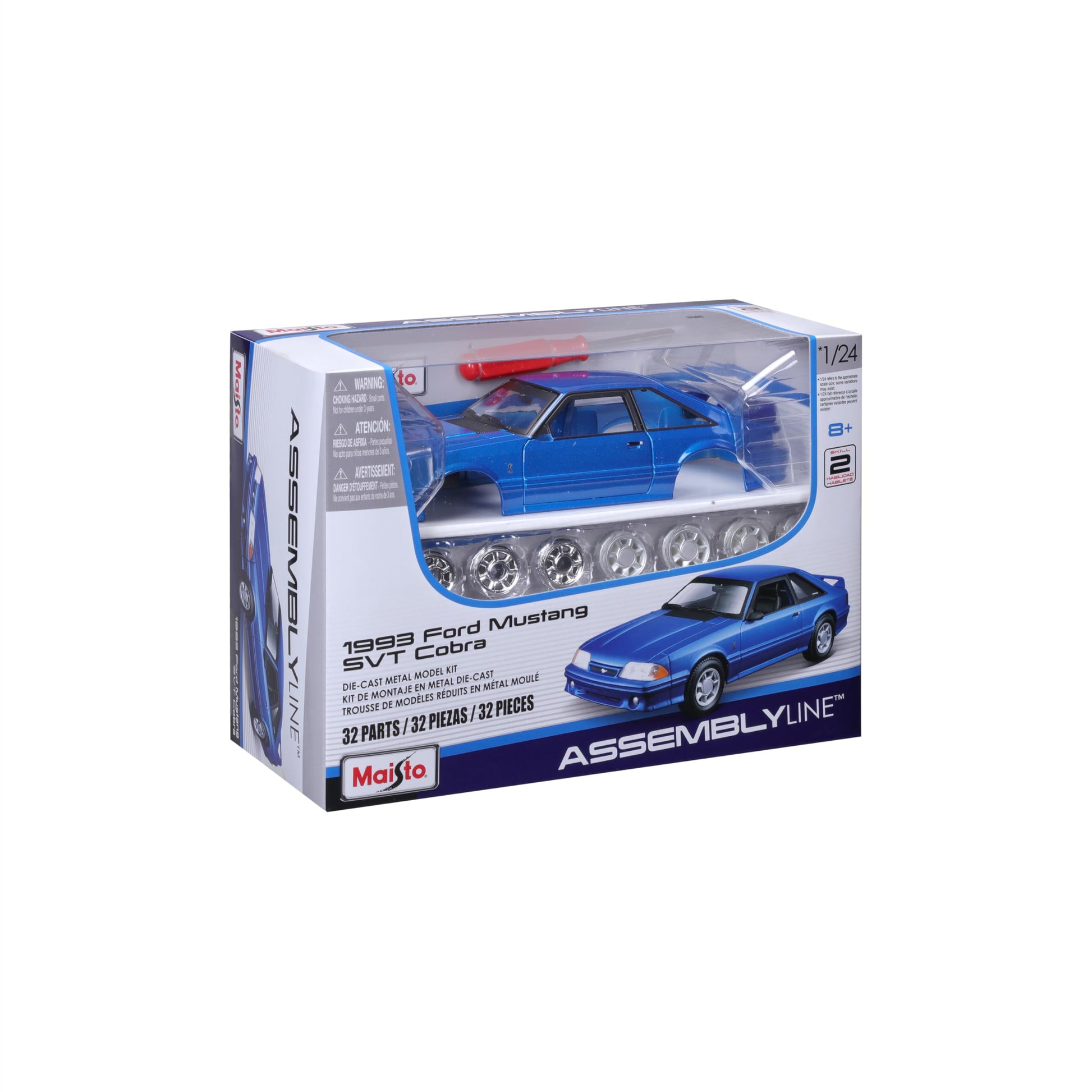 Maisto 1:24 Assembly Line 1993 Ford Mustang SVT Cobra