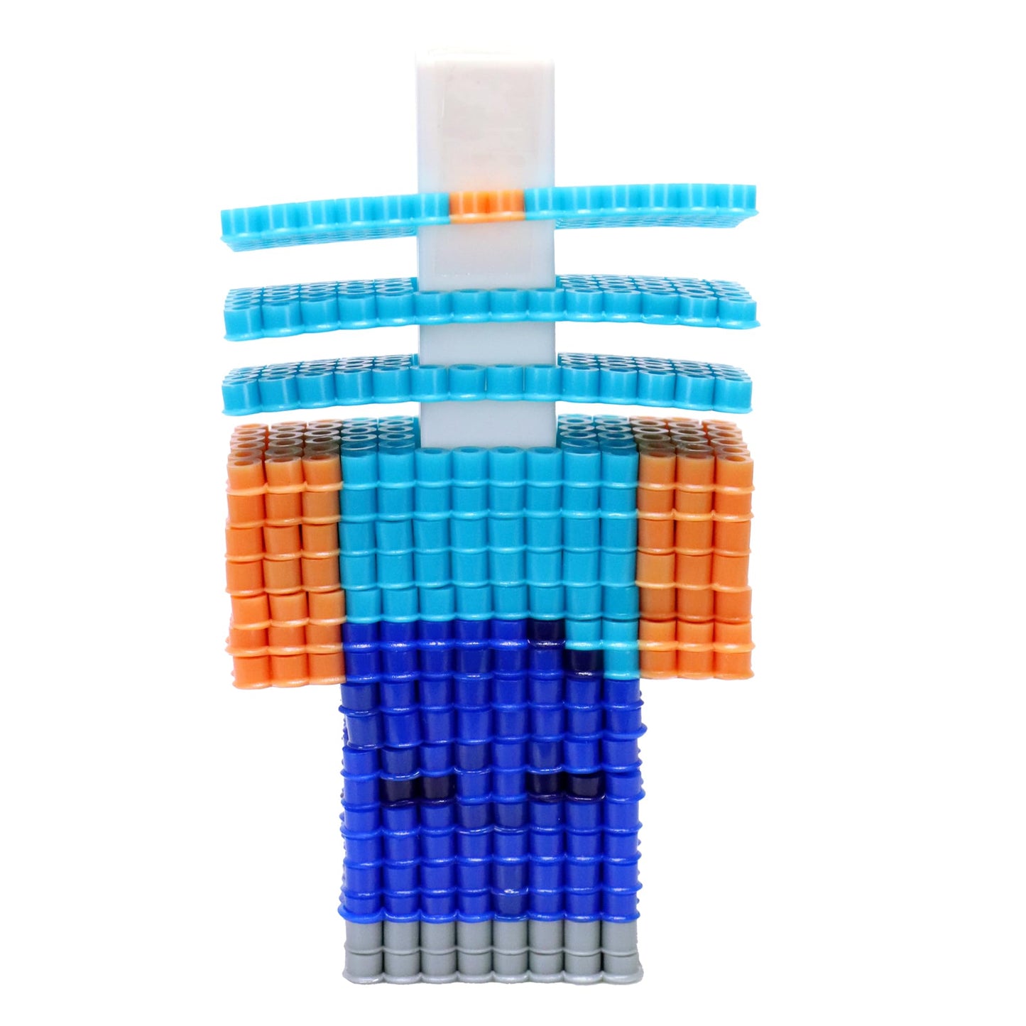 Minecraft Pixel Creations Bead Kit 2500 Beads with Pegboards & Templates Build Characters & Tools from, Encourages Hands-on STEM-Based Play Craft Set