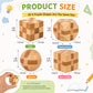 4 Pack Wooden Puzzle Brain Teasers Toy for Kids 3D Puzzles for Teens