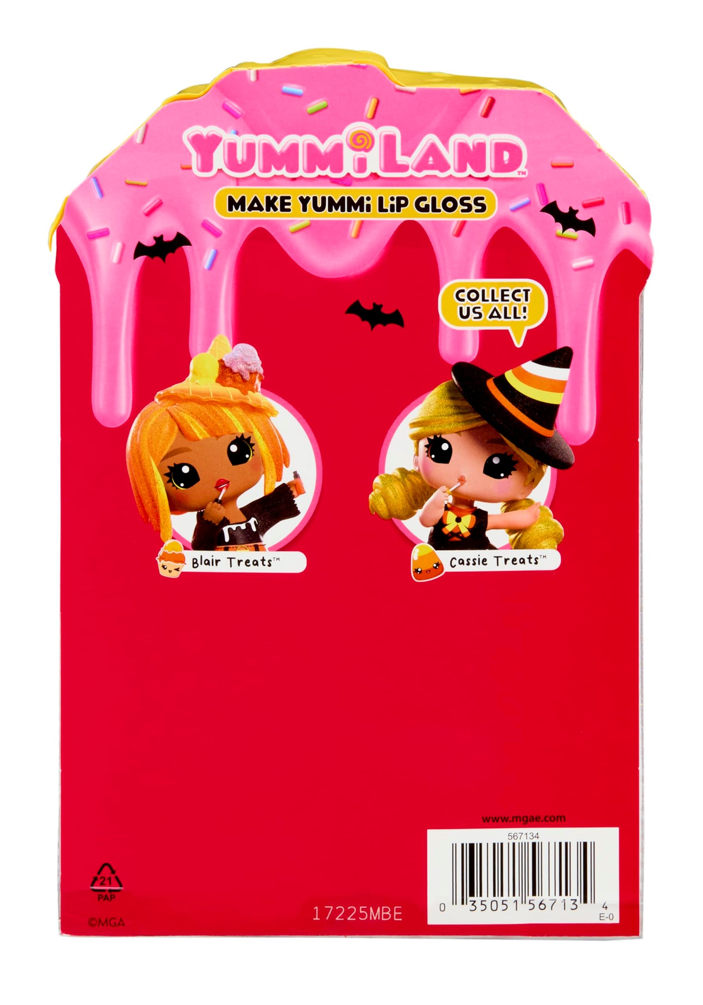Yummiland x Halloween Lip Gloss Doll - Blair Treats Includes DIY Lip Gloss + Keychain, Cosmetic Play, Seasonal Halloween Collectible, Ages 4+