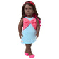 Outfit OG - Shine All Day - Blue Dress with Sequins for 18 Inch Doll