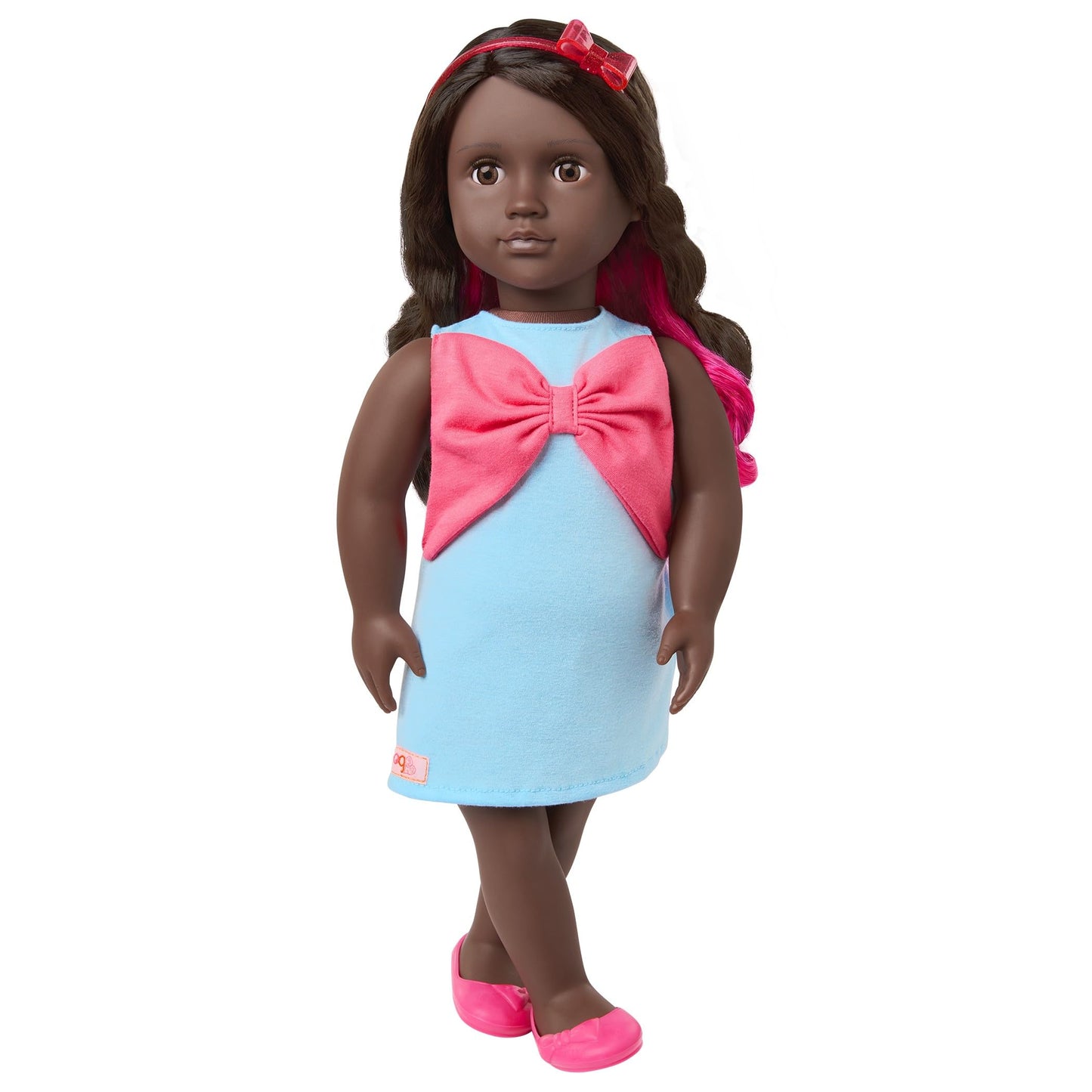 Outfit OG - Shine All Day - Blue Dress with Sequins for 18 Inch Doll