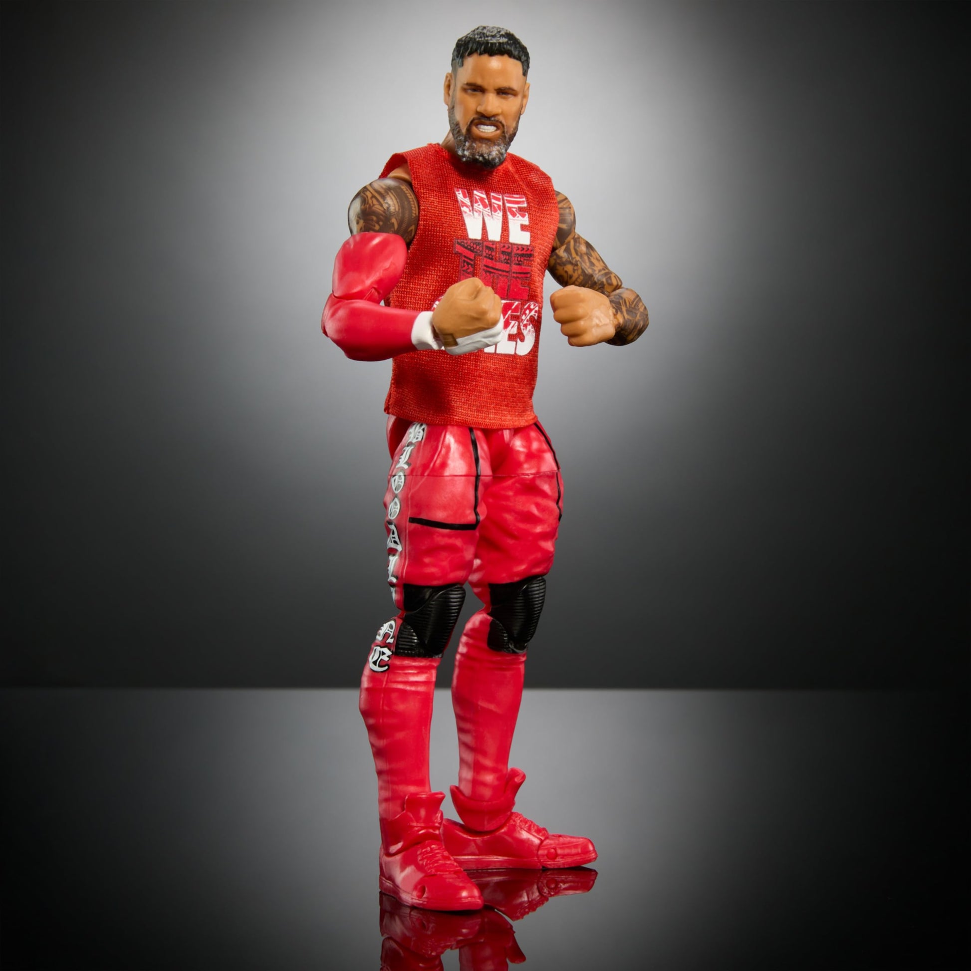 Mattel WWE Elite Action Figure & Accessories, Series #106 Jey USO 6-inch Collectible with 25 Articulation Points & Swappable Hands