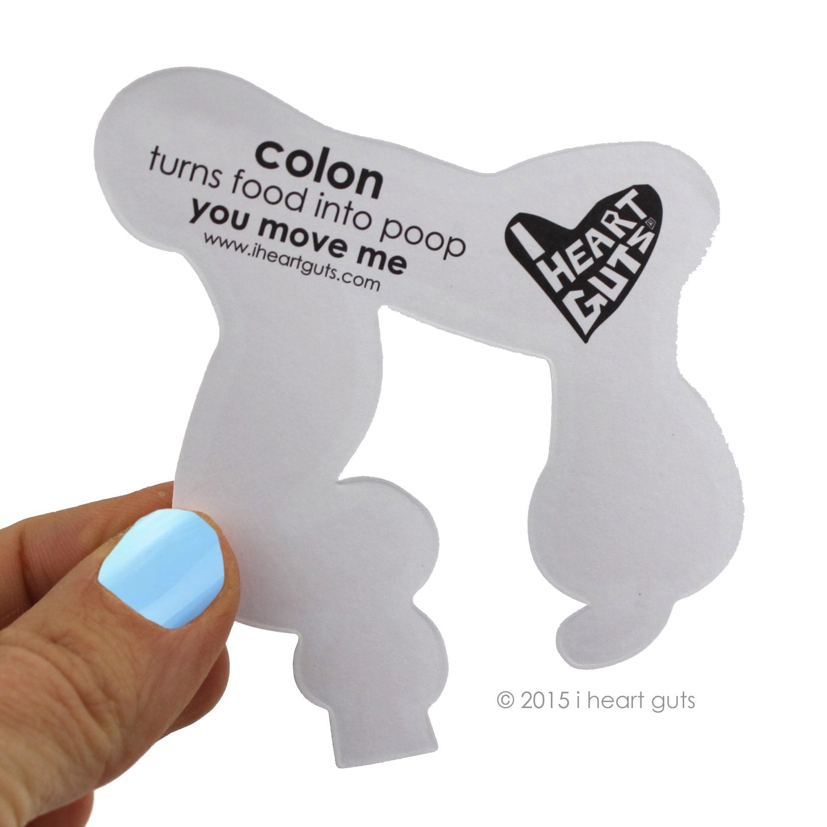 I Heart Guts Pile of Colon Stickers - 15 Colon Stickers - Funny Digestive Organ Vinyl Sticker Pack for Laptops, Journals, Gifts, and Medical Nerds