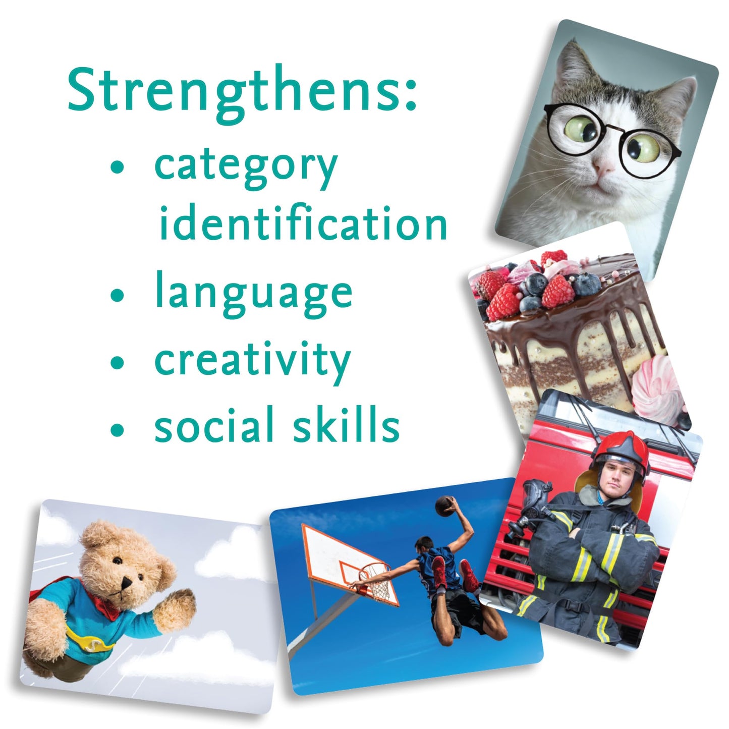 MindWare PicWits, Funny Quick Wit Picture Captioning Card Game, Quick 30-Minute Game Play, Ages 5 and up - Silly & Sweet