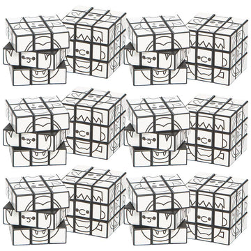 Color Your Own Mini Halloween Magic Cubes - Crafts for Kids and Fun Home Activities