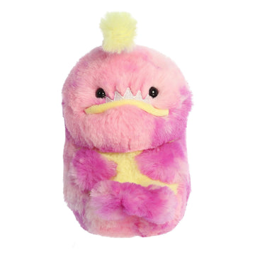 Aurora® Playful Rolly Pet™ Angel Angler Fish™ Stuffed Animal - Compact Size for On-the-Go Fun - for Adults, Kids, Birthdays, and Anniversaries - Pink