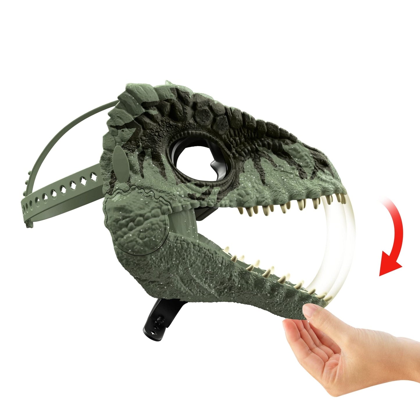Mattel Jurassic World Dominion Dinosaur Mask, Giganotosaurus Dino Role-Play Toy & Costume Accessory with Opening Jaw & Movie-Inspired Design