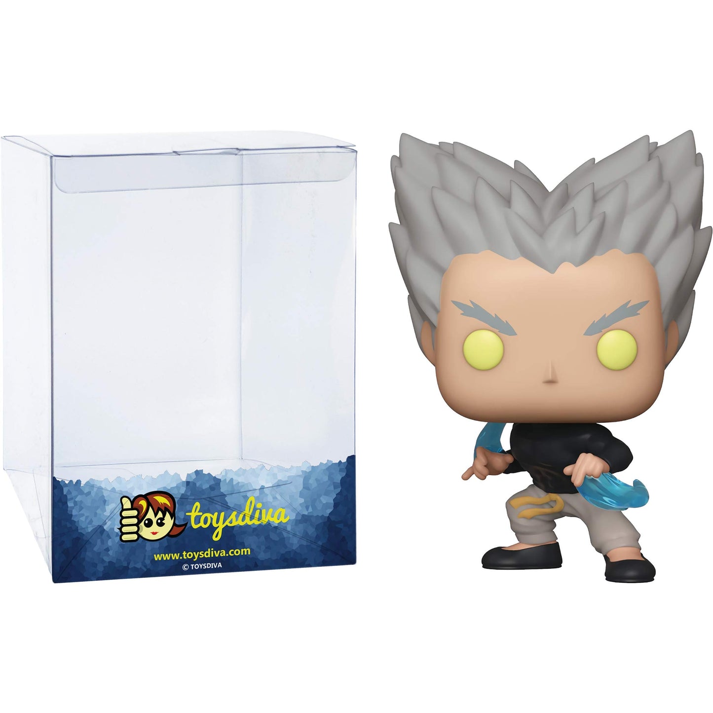 Funko Garou [Glow-in-Dark] (Specialty Series): P o p ! Animation Vinyl Figurine Bundle with 1 Compatible 'ToysDiva' Graphic Protector (720-47350 - B)
