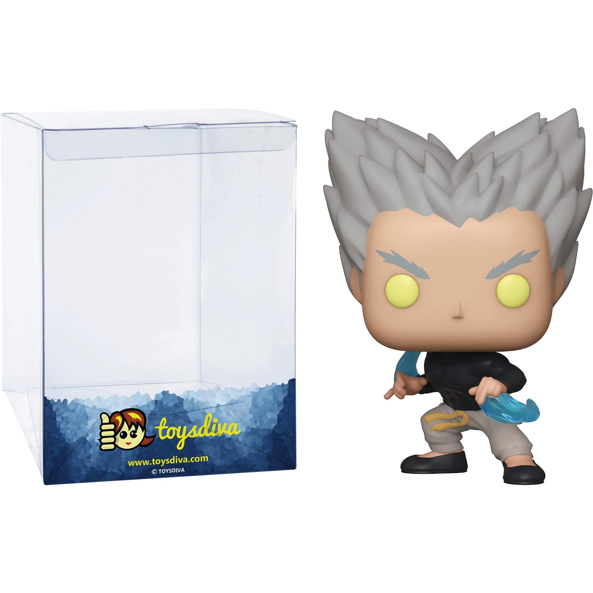 Funko Garou [Glow-in-Dark] (Specialty Series): P o p ! Animation Vinyl Figurine Bundle with 1 Compatible 'ToysDiva' Graphic Protector (720-47350 - B)