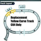 Mattel Replacement Yellow Curve Track CU4 for Thomas Train - Thomas and Friends Trackmaster Monkey Palace Set - FXX65