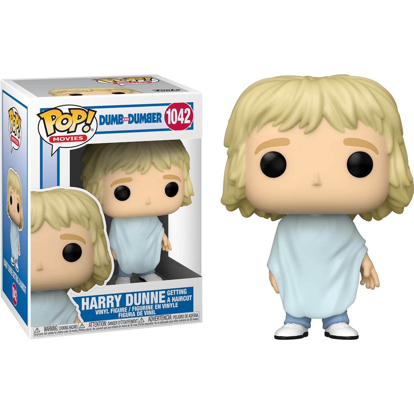 Harry Dunne Getting a Haircut: Fun ko P o p ! Movies Vinyl Figurine Bundle with 1 Compatible 'ToysDiva' Graphic Protector (1042-51959 - B)