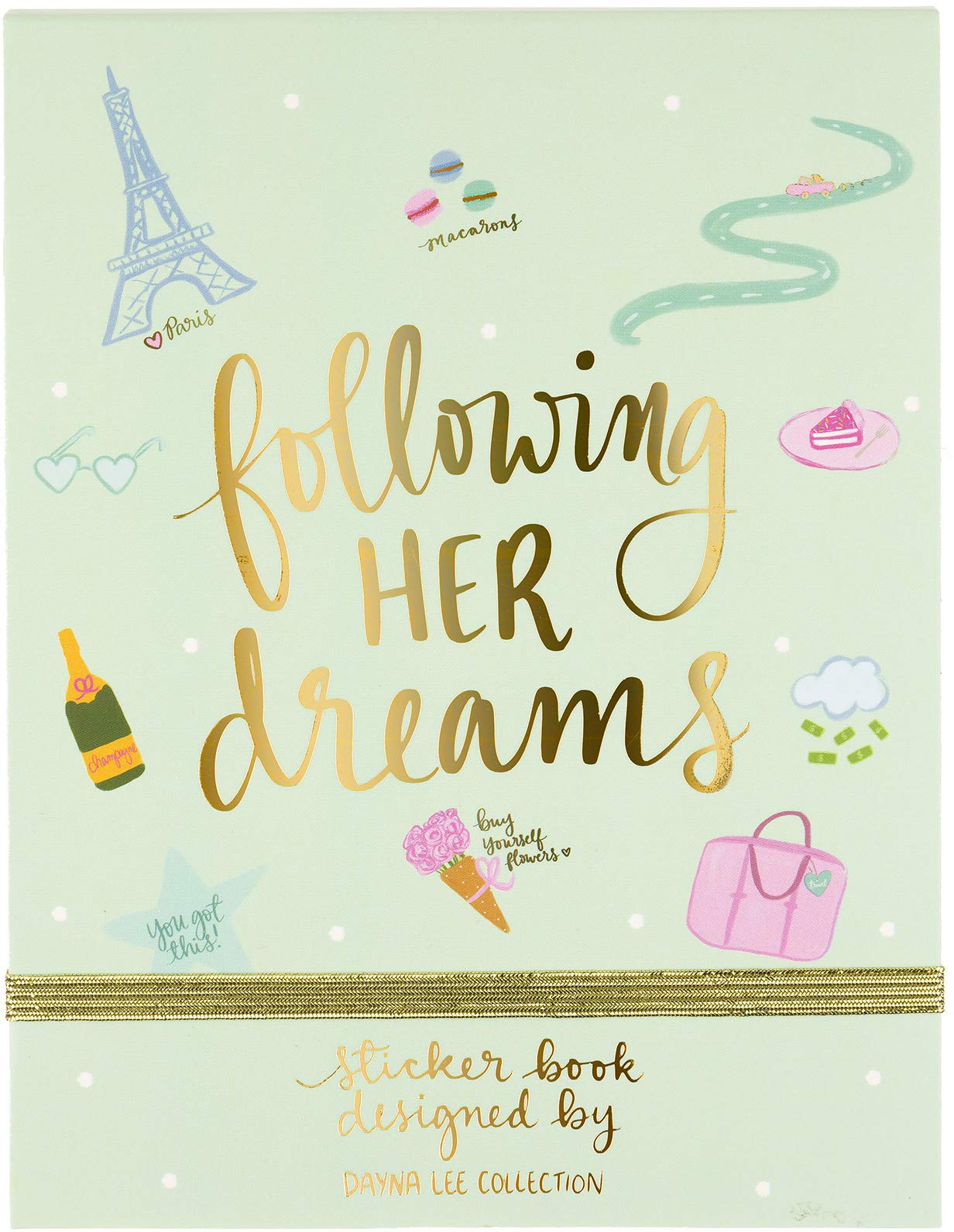 WORLD TRAVELER Eccolo Dayna Lee Collection “Stuck On You” Sticker Book, Following Her Dreams