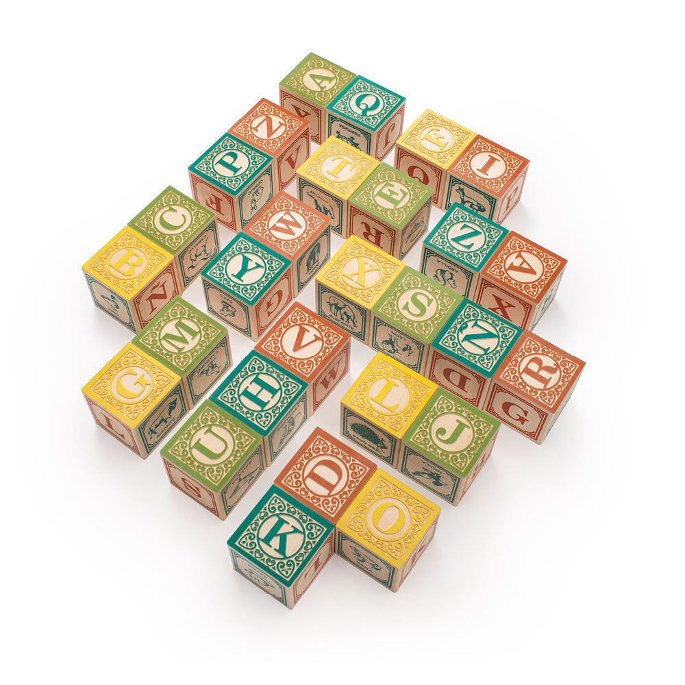 Uncle Goose Spanish Blocks - Made in The USA