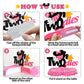 LINGTEER Oh Twodles Birthday Table Honeycomb Centerpieces - Cheers to Girls 2nd Birthday Kids Two Years Old Mouse Themed Party Decorations Sign.