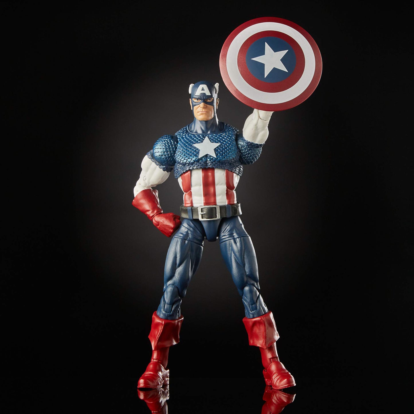 Marvel Comics 80th Anniversary Legends Series 6"-Scale Vintage Comic-Inspired Captain America Collectible Action Figure