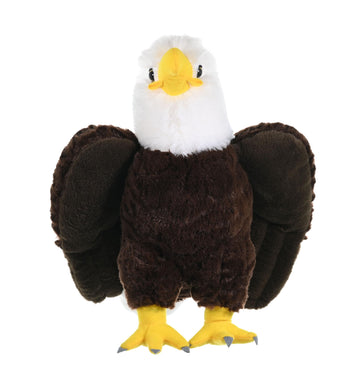 Wild Republic Bald Eagle Plush, Stuffed Animal, Plush Toy, Gifts for Kids, Cuddlekins 12 Inches