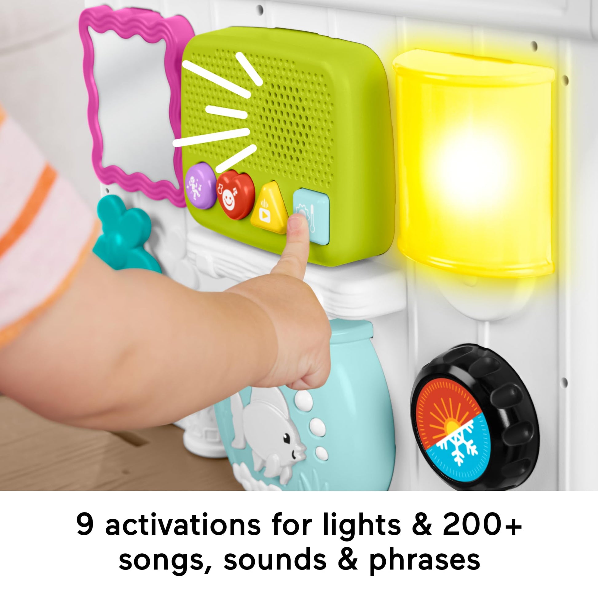 Fisher-Price Baby Learning Toy Laugh & Learn Ultimate Playhouse with Smart Stages & 9 Pretend Play Accessories, Infants & Toddlers Ages 6+ Months
