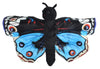 Wild Republic Huggers Blue Pansy Butterfly Stuffed Animal - 8"